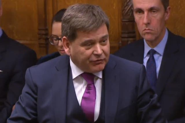 Commons Leader Penny Mordaunt listed a series of claims recently made and shared by Andrew Bridgen on social media and in the Commons (House of Common/PA)