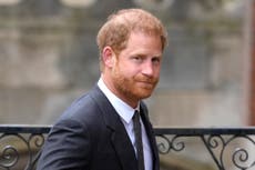 Prince Harry attends coronation without Meghan