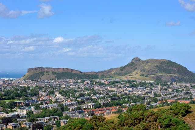The incident occurred at Arthur’s Seat, Edinburgh, in September 2021 (Alamy/PA)