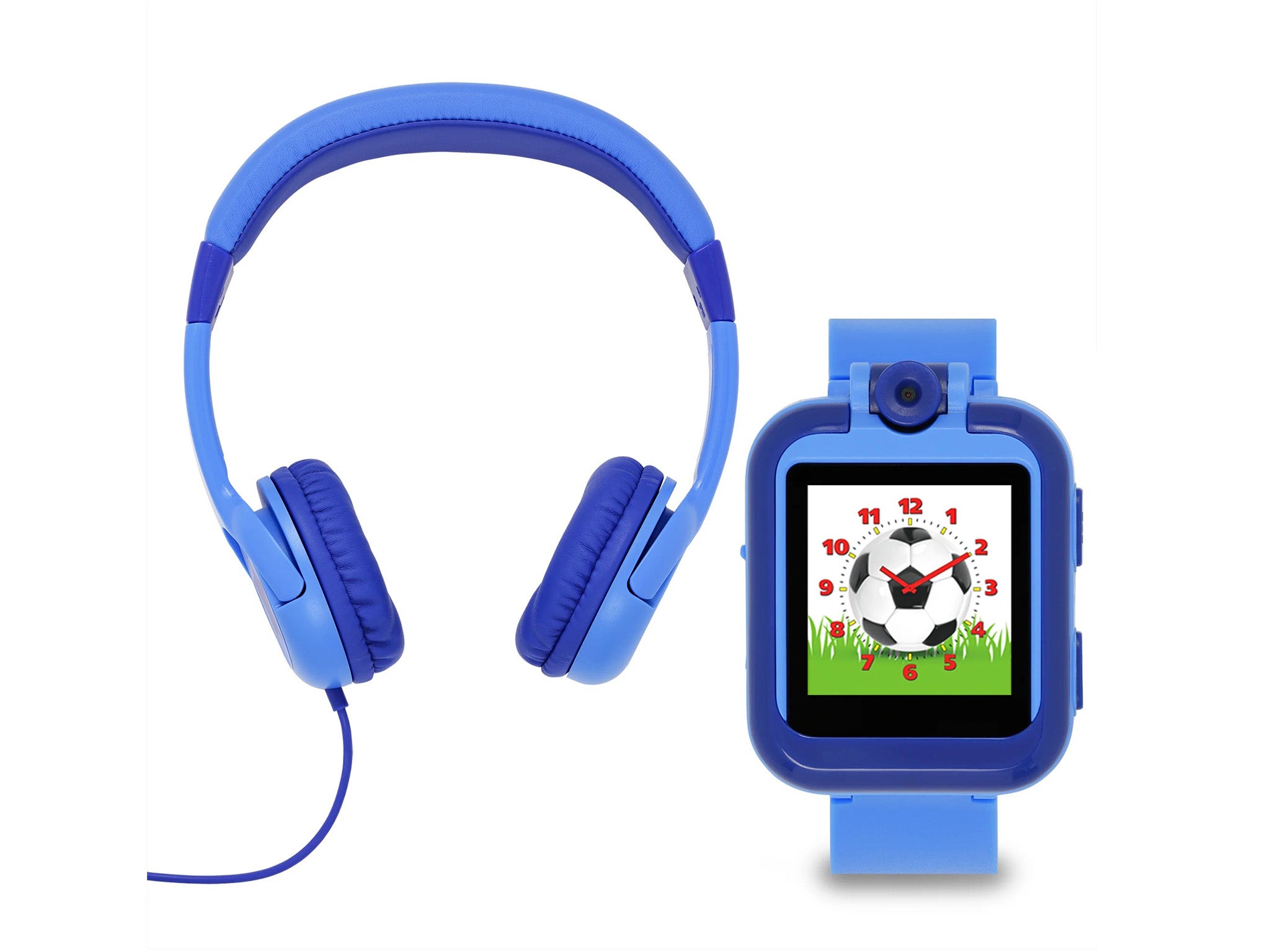 Tikkers plain blue interactive watch and headphone set