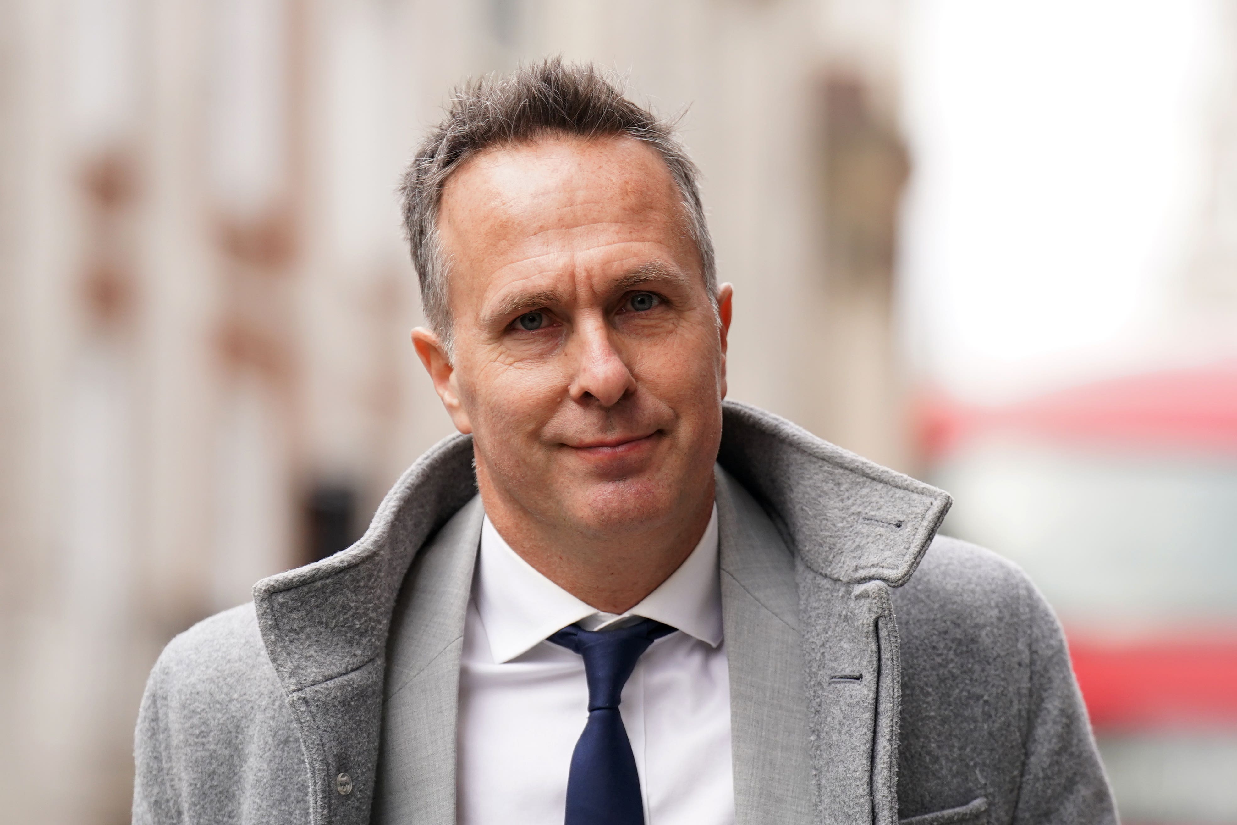 Michael Vaughan is set to discover later today whether a charge against him for using racist or discriminatory language has been found proven or not (James Manning/PA)