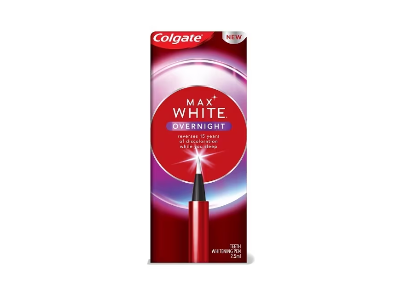 colgate max white overnight pen teeth whitening