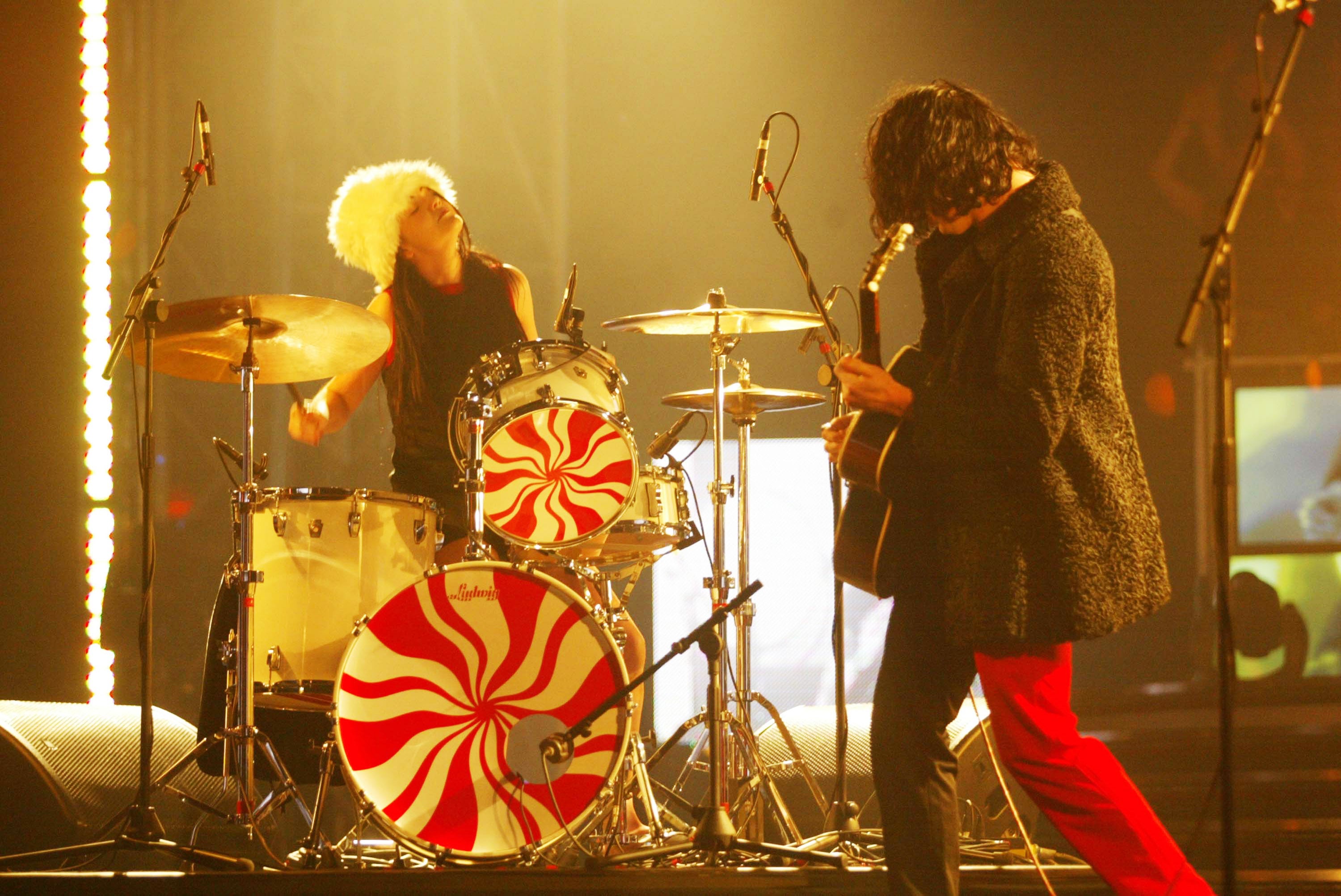 The White Stripes perform at the 2003 MTV Europe Music Awards
