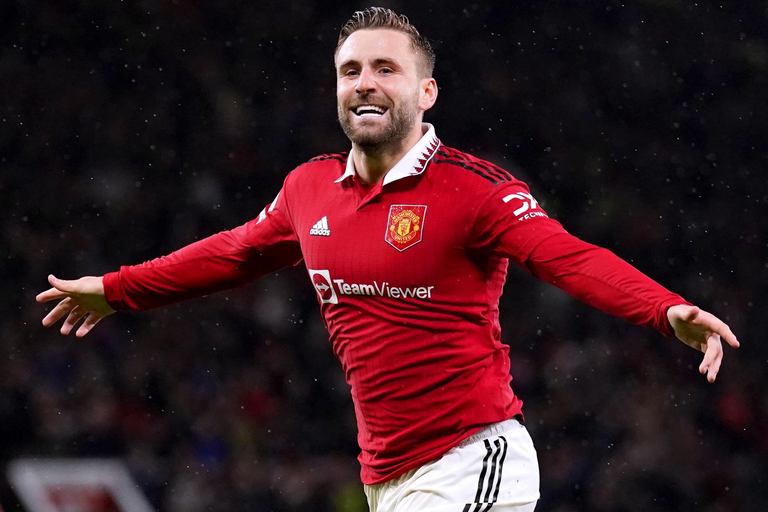Luke Shaw is close to signing a new long-term contract (Tim Goode/PA)