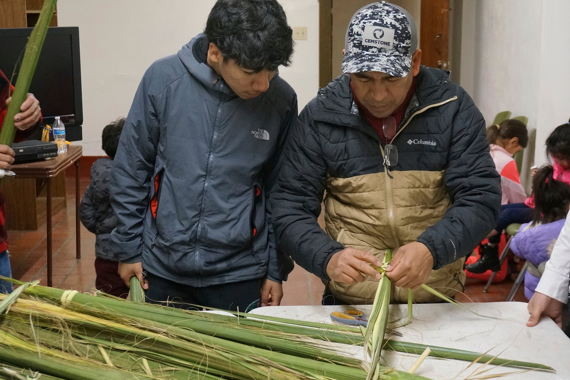 Holy Week Palm Weaving