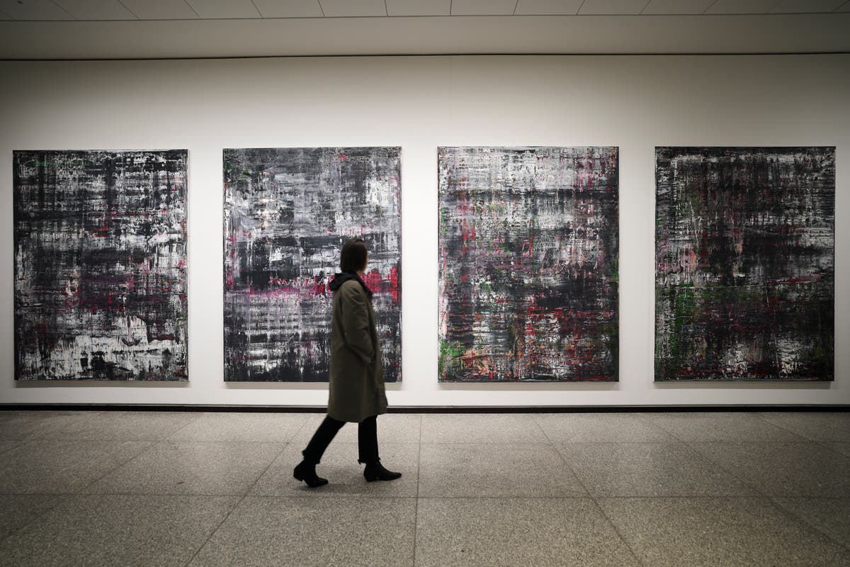 Berlin museum presents 100 works by artist Gerhard Richter