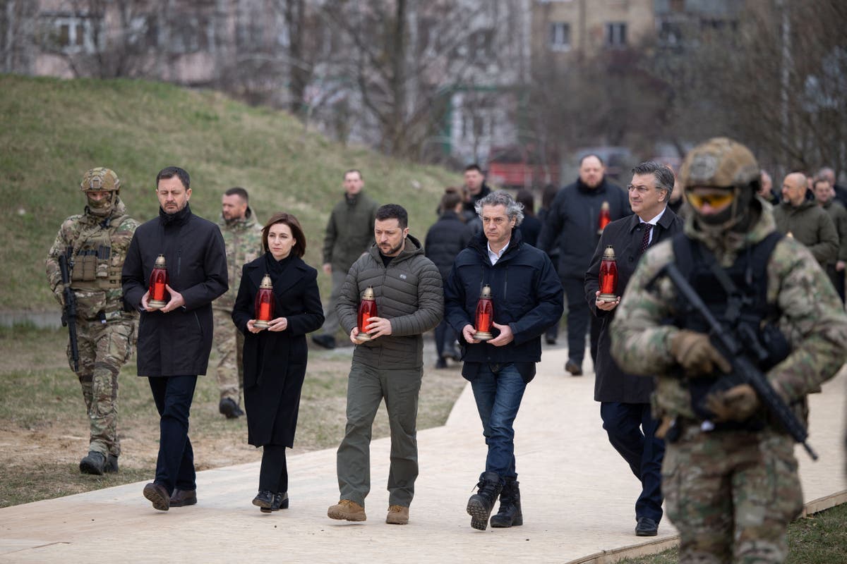 Zelensky vows ‘never to forgive’ Russia over Bucha occupation on liberation anniversary