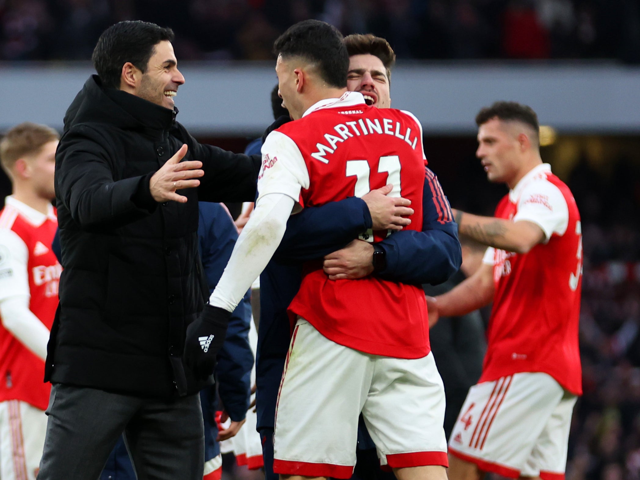 Arsenal were '10 times better' than last season, but Mikel Arteta