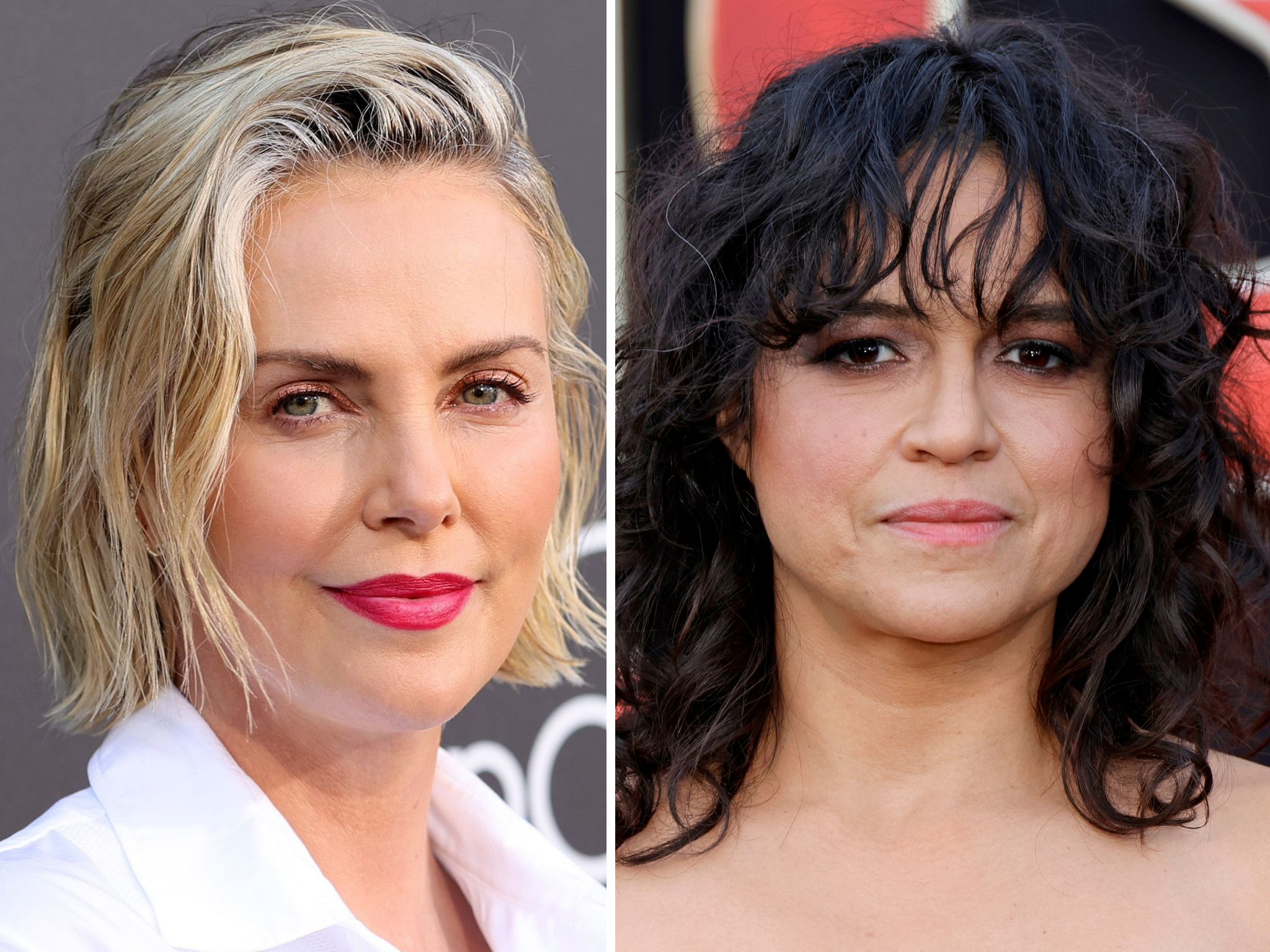 <p>Charlize Theron and Michelle Rodriguez</p>