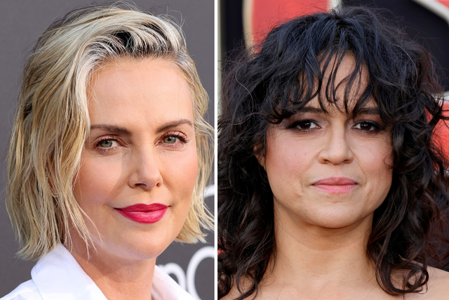 <p>Charlize Theron and Michelle Rodriguez</p>