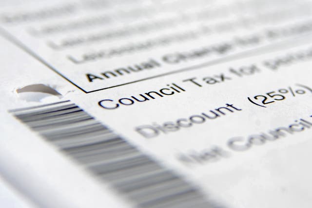 Council tax bill (Joe Giddens/PA)