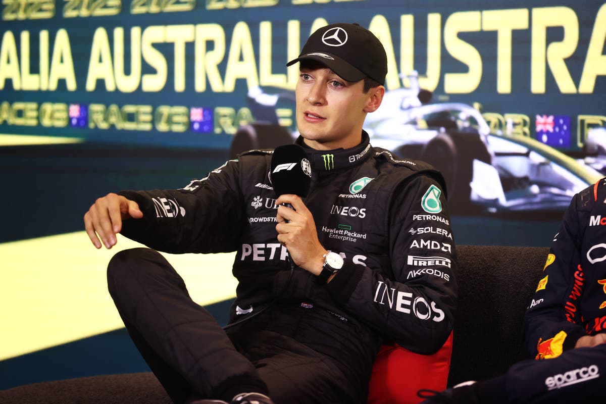 George Russell compares new Mercedes car to ‘lame horse’ | The Independent