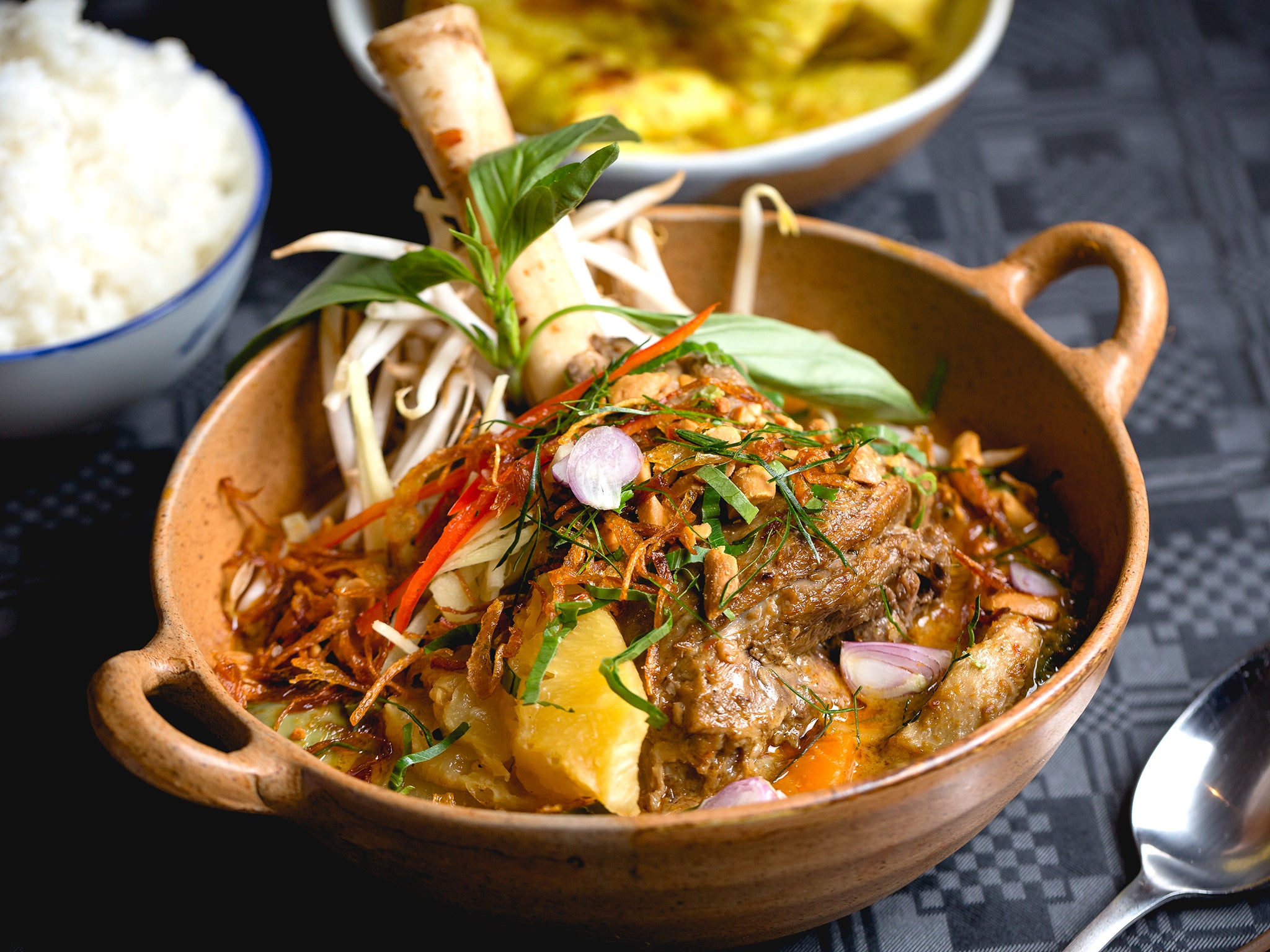 Put leftover lamb and vegetables to good use in this massaman curry