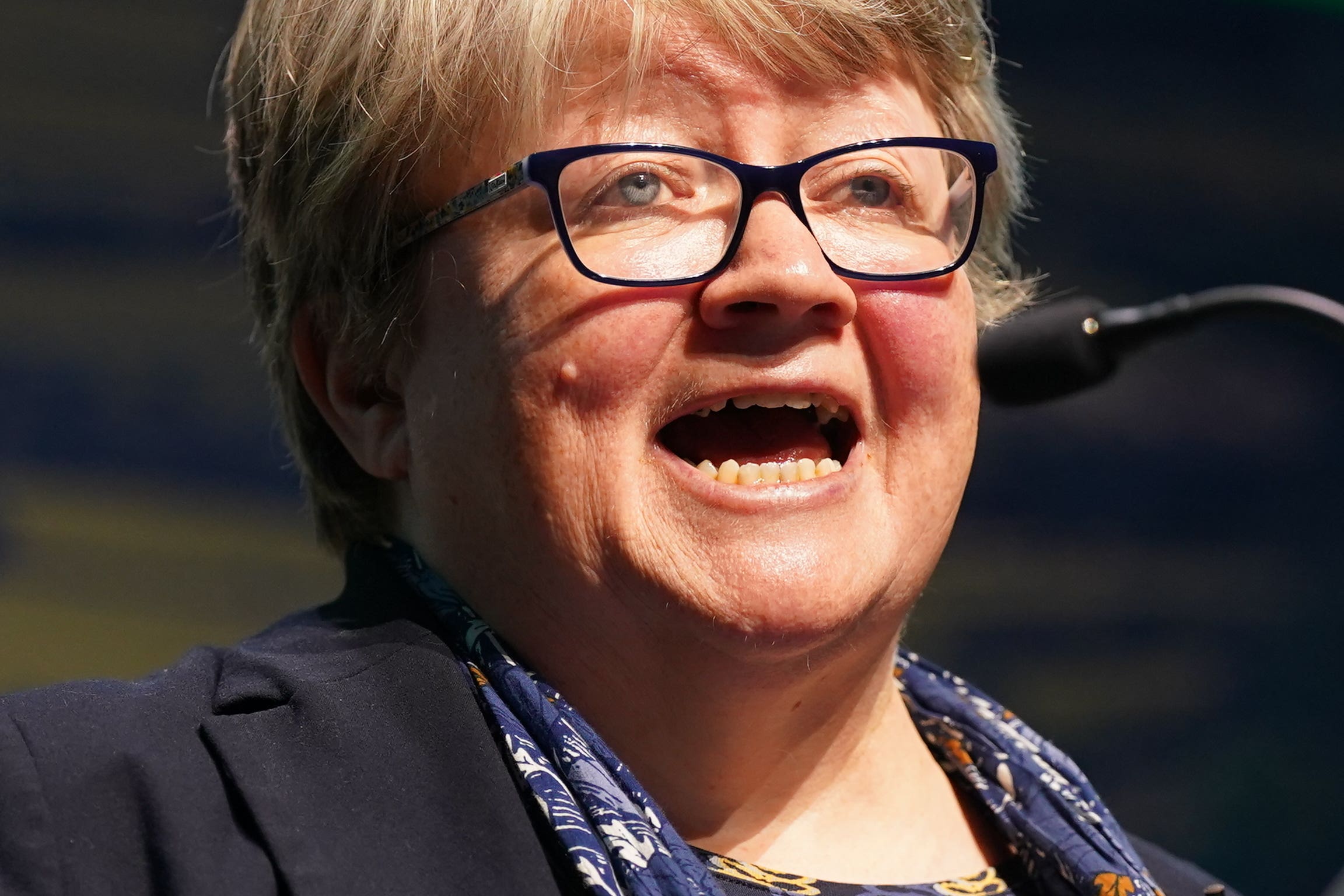 Therese Coffey’s water plans have been dismissed by opposition parties (Jacob King/PA)