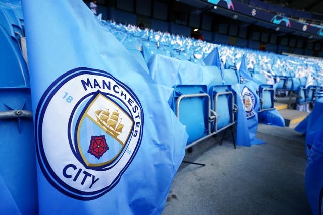 Manchester City have condemned offensive chanting during their victory over Liverpool (Martin Rickett/PA)