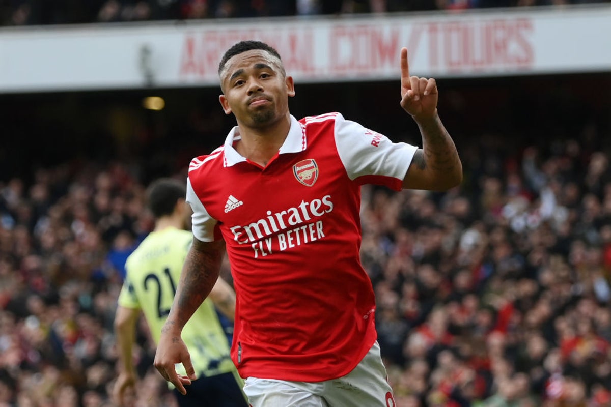 Gabriel Jesus rises again to push Arsenal into brand new title territory