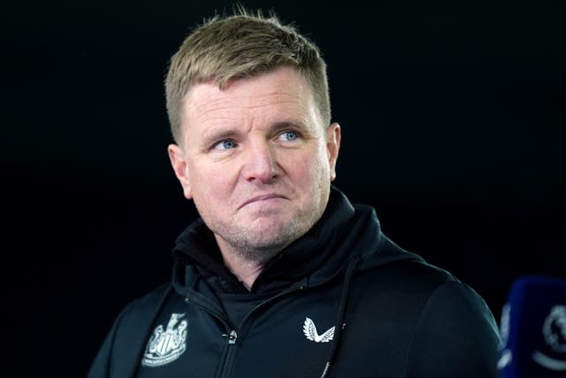 Newcastle head coach Eddie Howe knows the proven winners he wants will cost the club (Mike Egerton/PA)