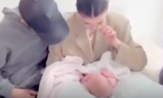 Kaley Cuoco’s sister meets her newborn daughter in tearful video