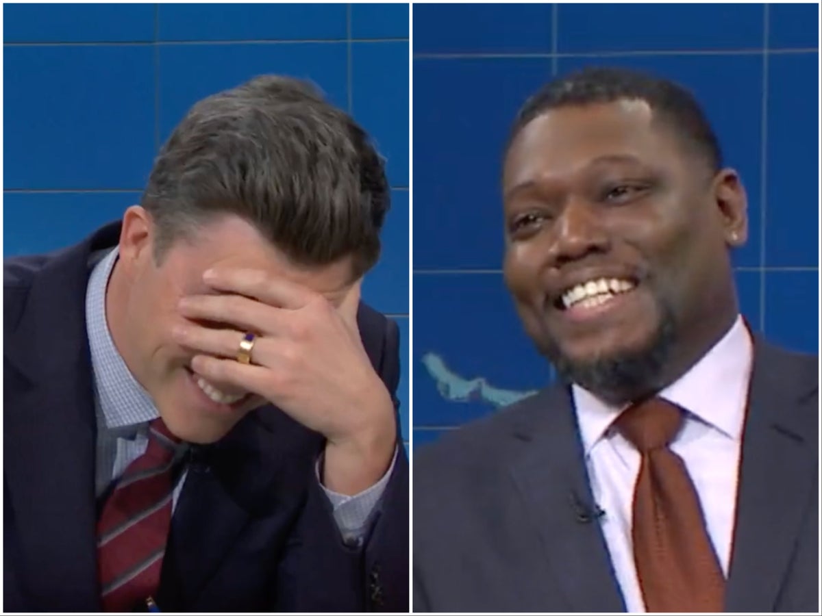Colin Jost falls victim to ‘evil’ Michael Che prank on SNL: ‘That’s the meanest thing you’ve ever done’