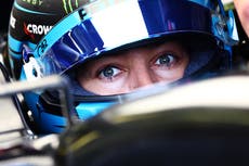 George Russell rues bad luck after car catches fire at Australian GP