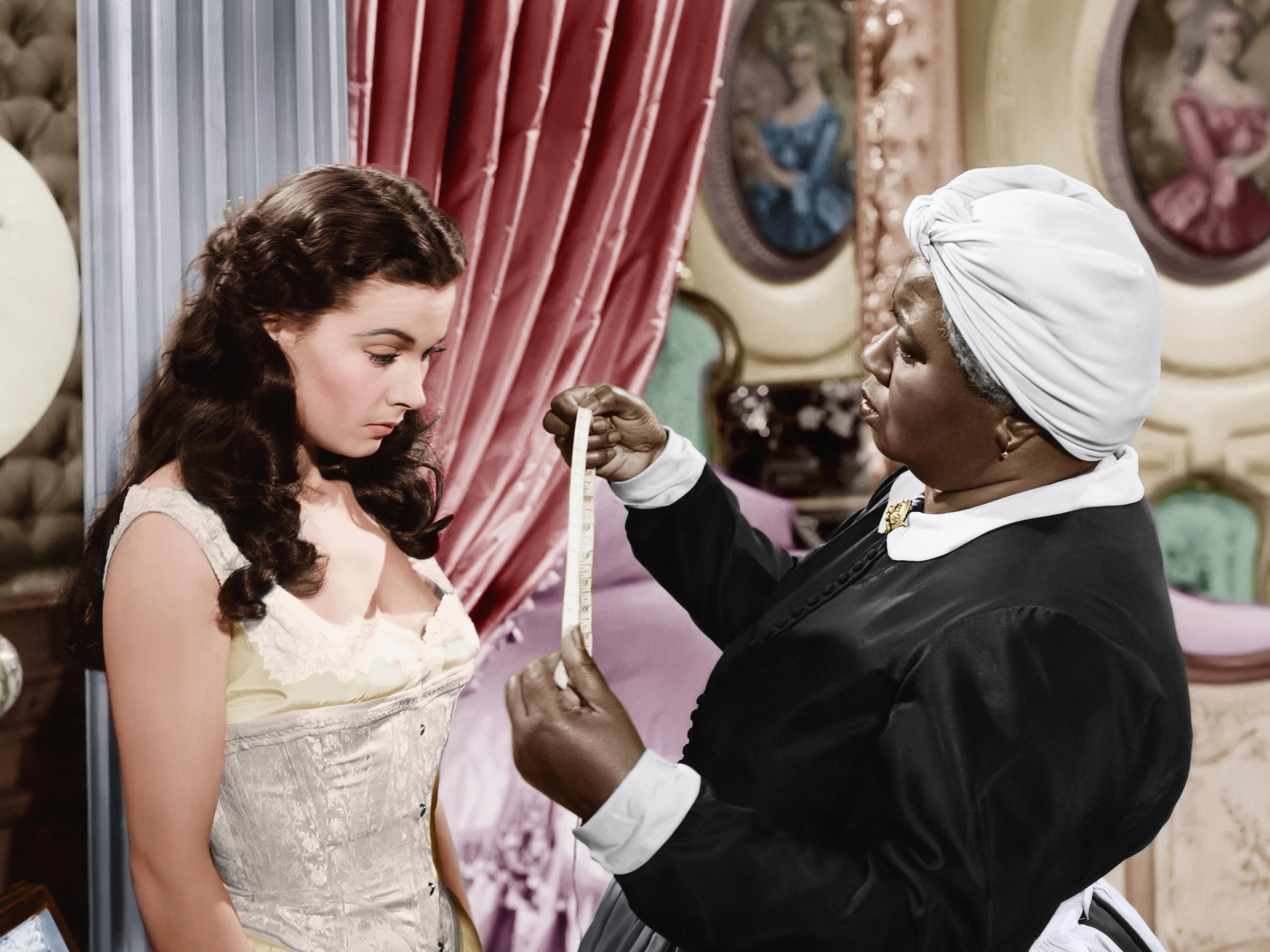 Vivien Leigh and Hattie McDaniel in the film version of ‘Gone with the Wind'