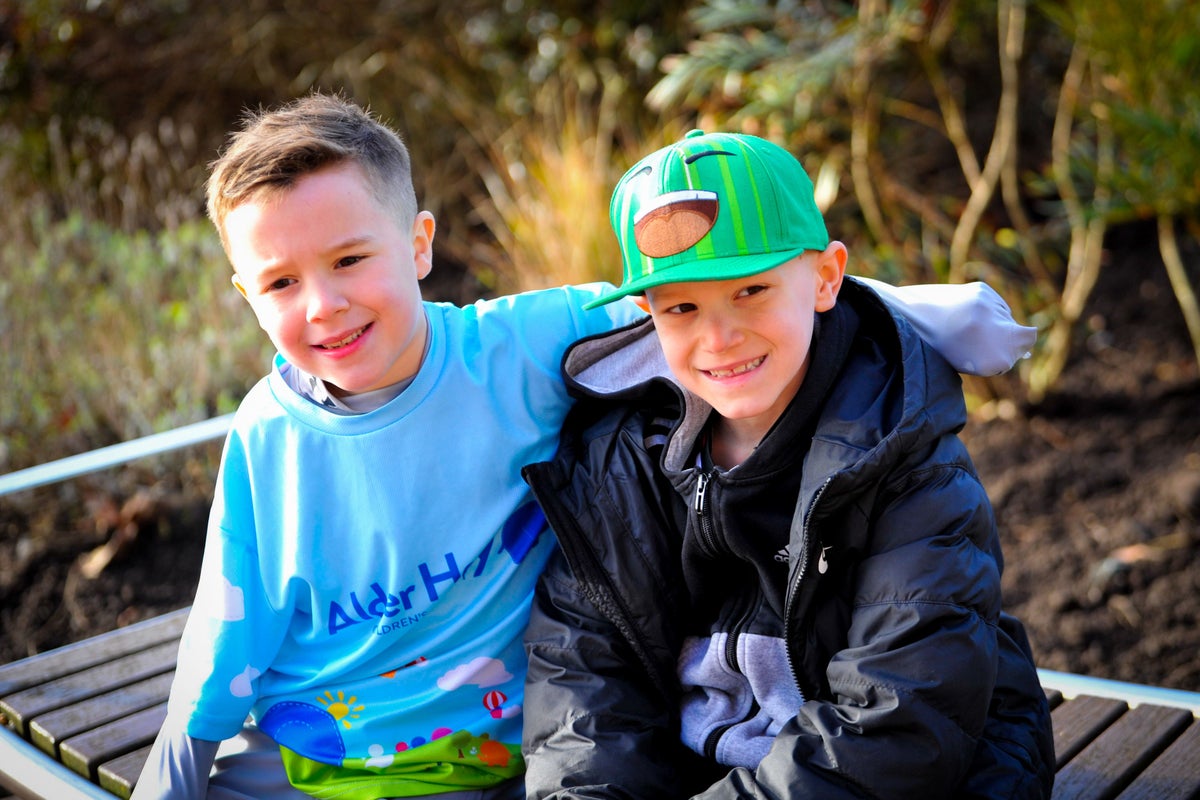 Boy, seven, completes 40-mile walk for hospital treating his cousin with cancer