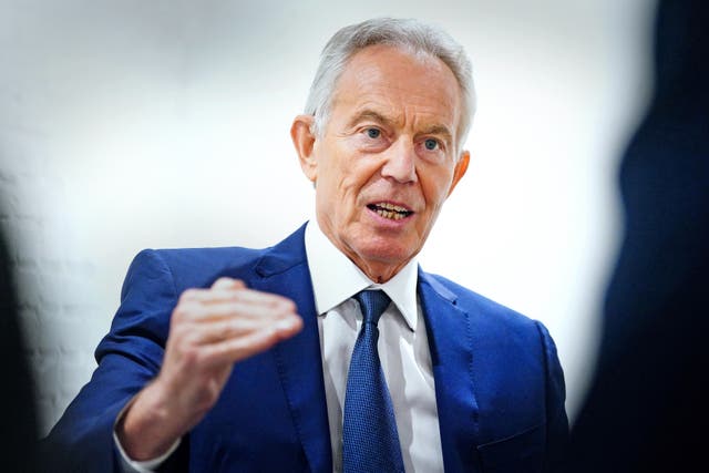 Sir Tony Blair (Victoria Jones/PA)