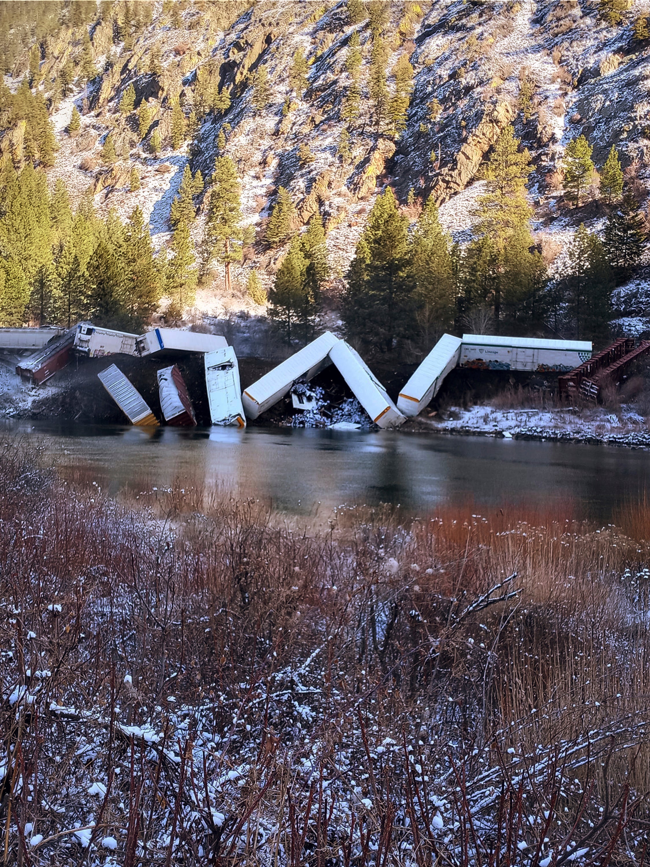 Train Derailment Montana