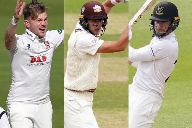 Sam Cook, Jamie Smith and Tom Haines will be looking to shine for their counties this year (PA)