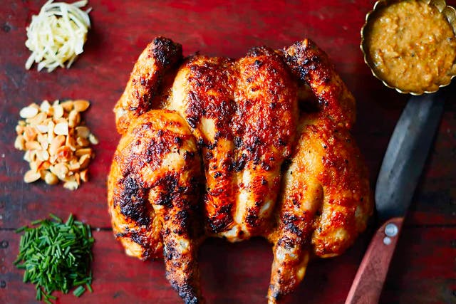 <p>It takes a little dedication to make the curry paste but once you have, marinating and roasting the chicken is a breeze </p>