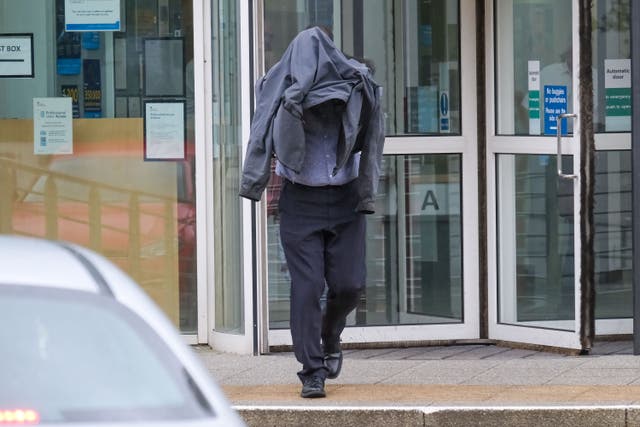 Timothy Schofield is on trial at Exeter Crown Court, charged with 11 sexual offences involving a child (Matt Keeble/PA)