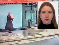 Moment ‘female assassin delivers bomb hidden in gift’ that killed pro-Putin blogger