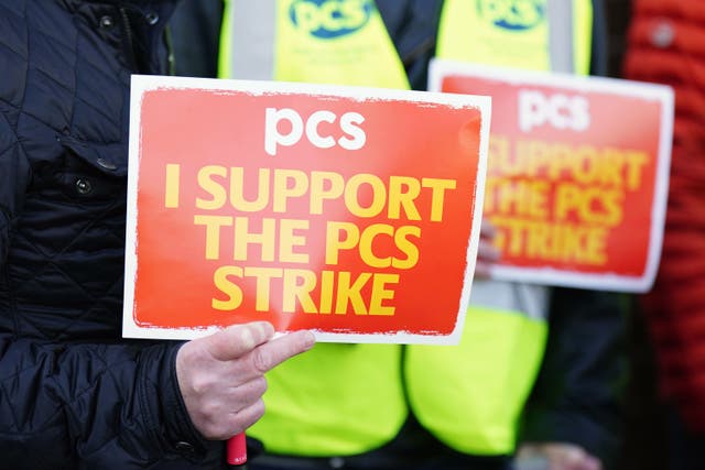 Industrial action in different sectors will continue to cause disruption across the UK in the coming weeks (Jane Barlow/PA)
