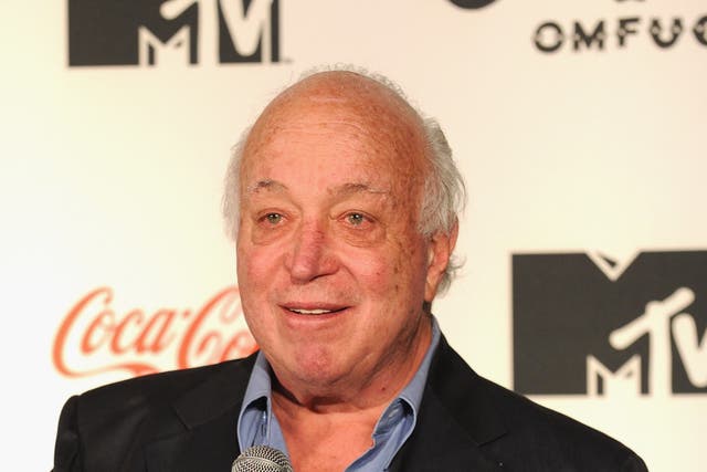 <p>Seymour Stein pictured accepting the Icon Award at the CBGB Music & Film Festival 2013 in New York</p>