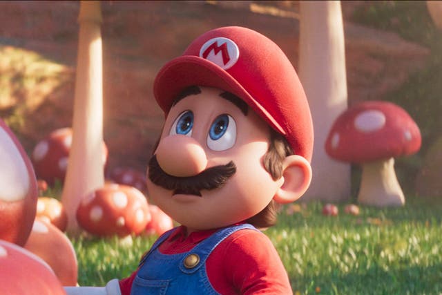 <p>Mario (Chris Pratt) in ‘The Super Mario Bros Movie'</p>