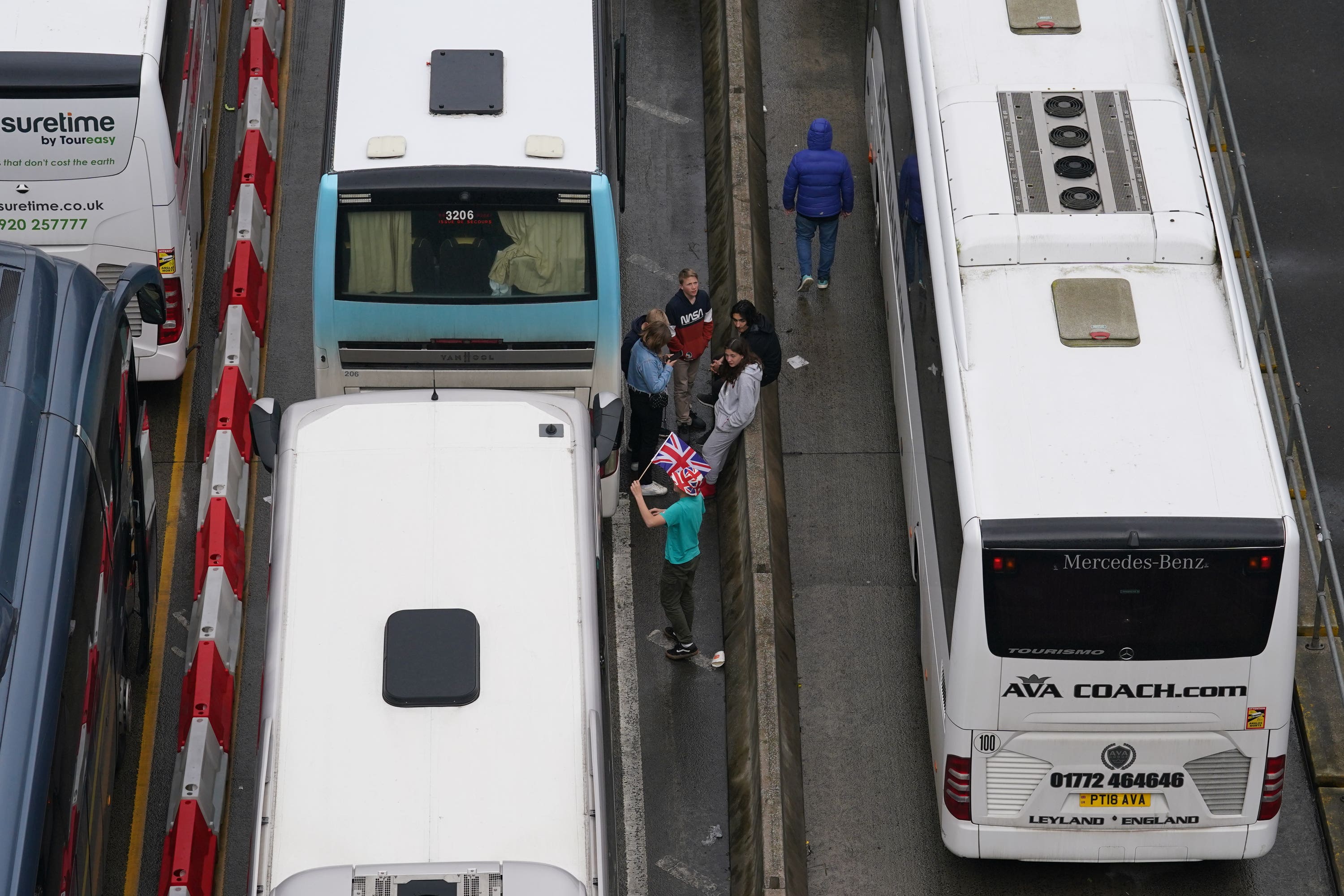 Coach operators have claimed their vehicles were ‘treated unfairly’ after thousands of passengers were stranded at the Port of Dover for up to 24 hours over the weekend (Gareth Fuller/PA)