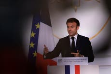 Emmanuel Macron arrives in China for talks with Xi Jinping over Russia’s war in Ukraine