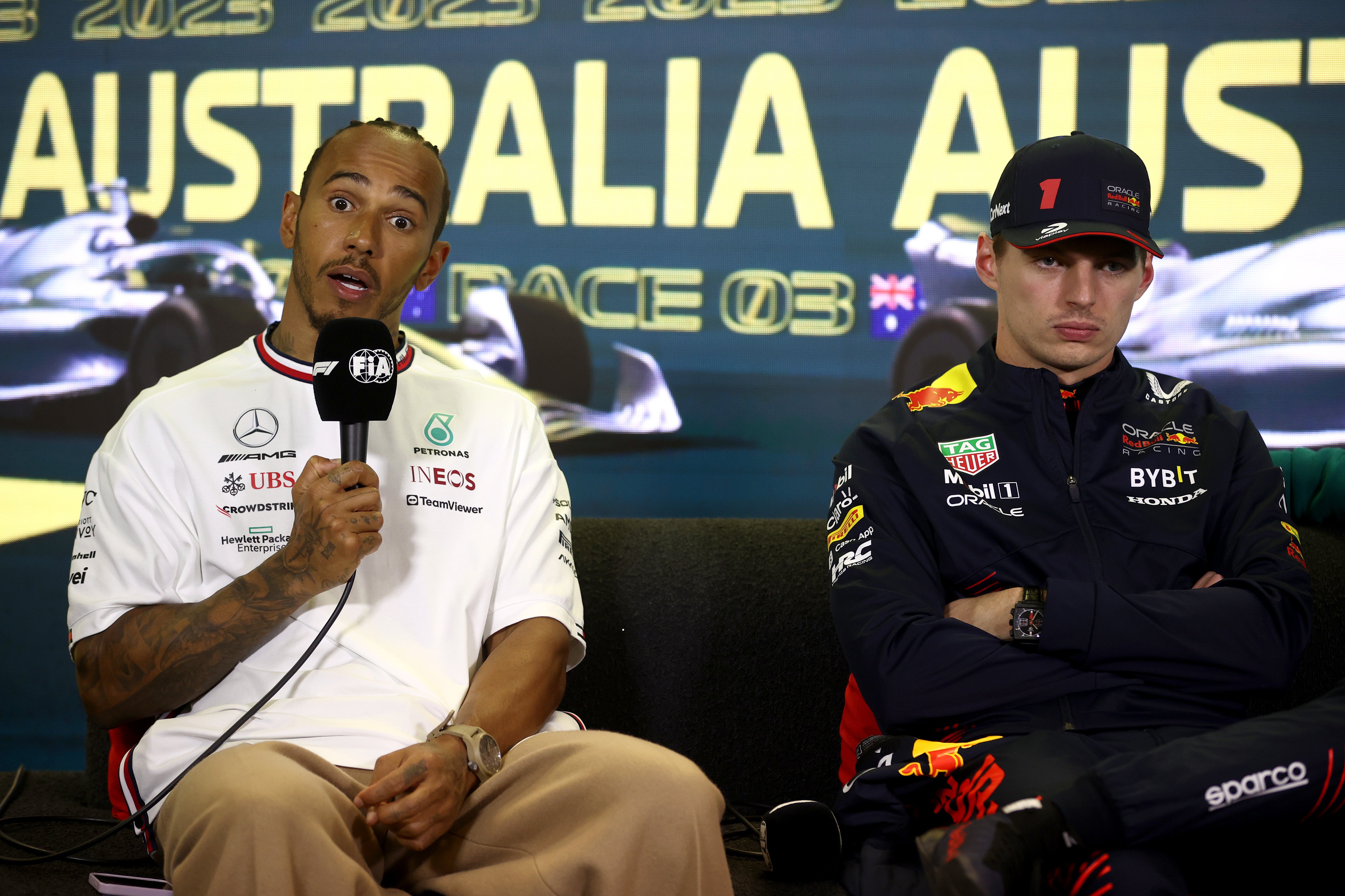 Max Verstappen believes Formula 1’s rules are not being enforced correctly after Lewis Hamilton’s overtake