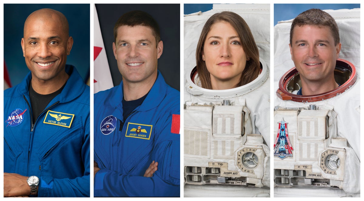 NASA’s 1st moon crew in 50 years includes 1 woman, 3 men