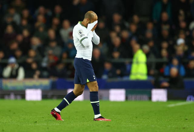 <p>Lucas Moura’s sending off sparked Spurs’ slide to a late draw </p>