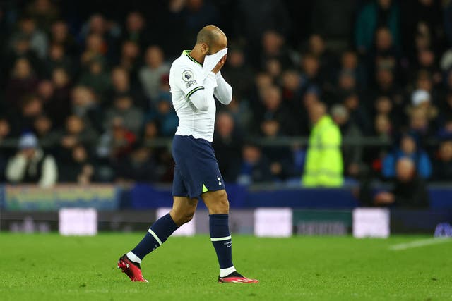<p>Lucas Moura’s sending off sparked Spurs’ slide to a late draw </p>
