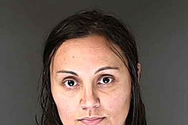<p>This 5 March 2020 booking photo provided by the El Paso County, Colo, Sheriff’s Office shows Letecia Stauch </p>