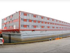 Government reveals full details of plan to house 500 asylum seekers on a barge in Dorset