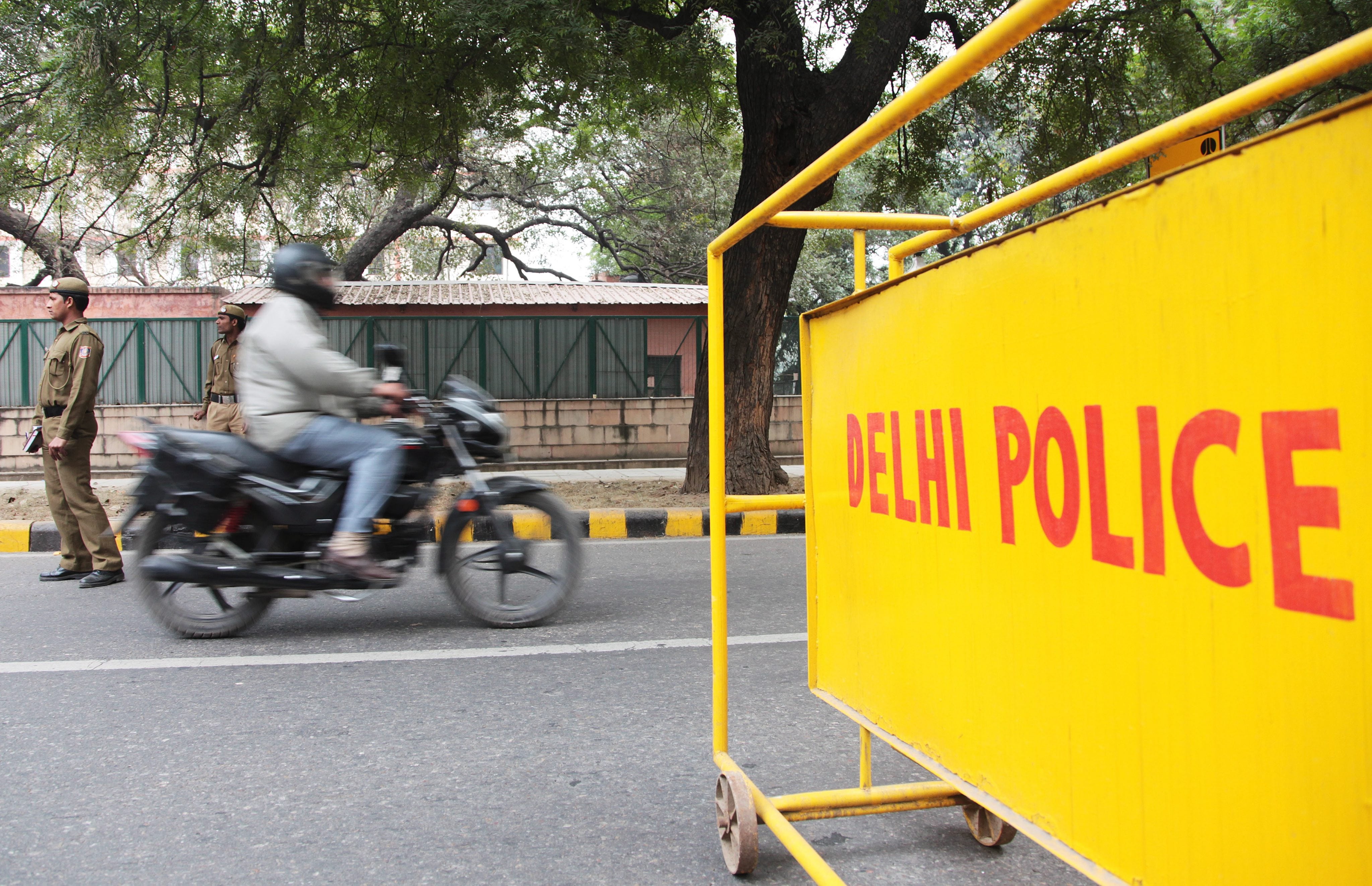 Delhi police have arrested two persons in relation to the firing incident