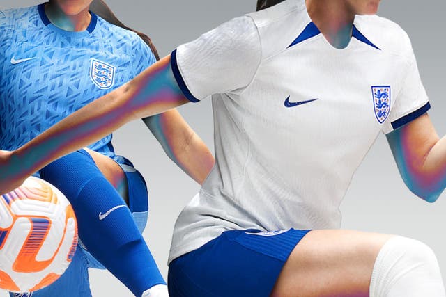 The Lionesses will be playing in blue shorts for the World Cup (Nike/PA)
