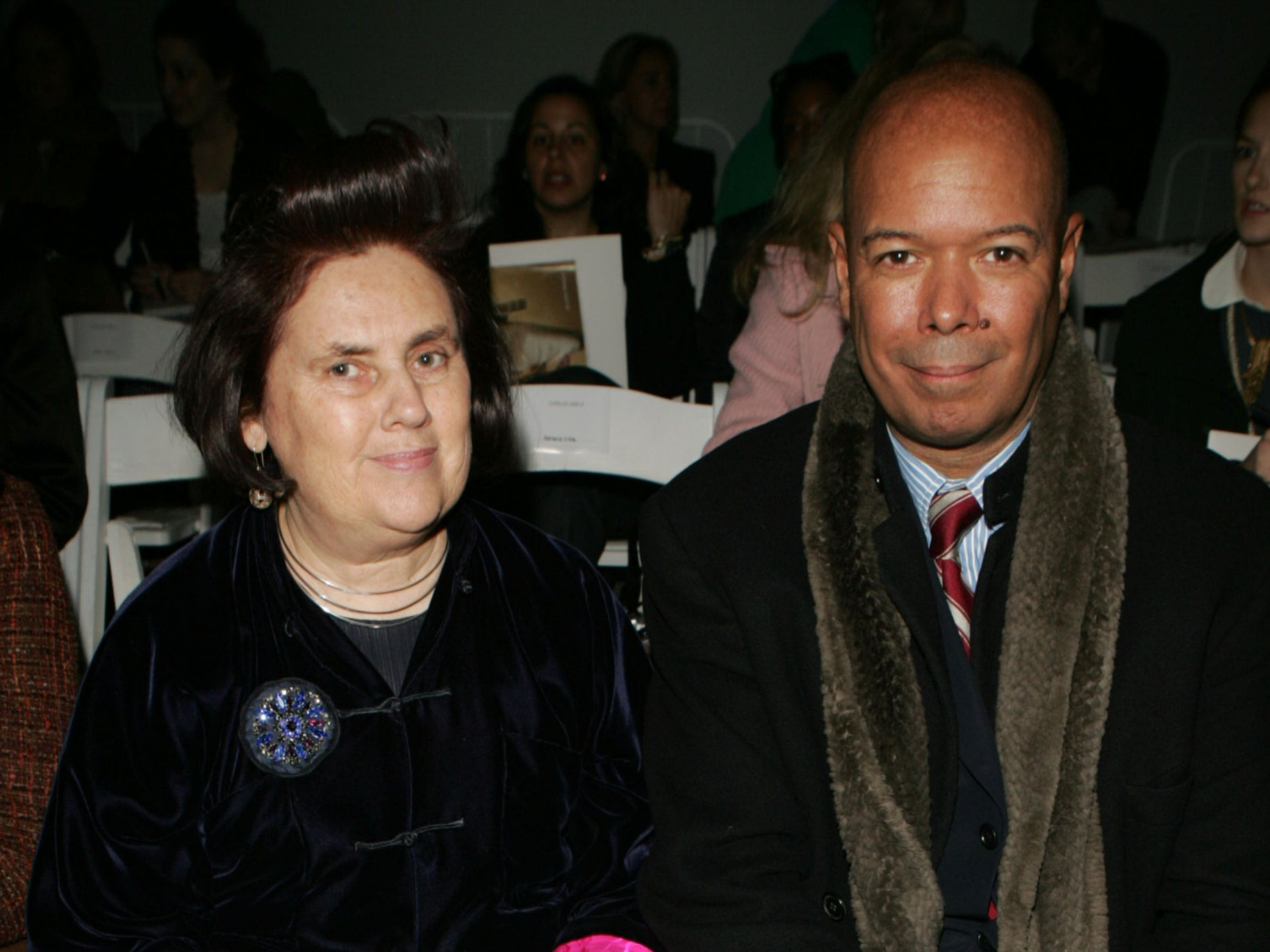 With Suzy Menkes in 2005