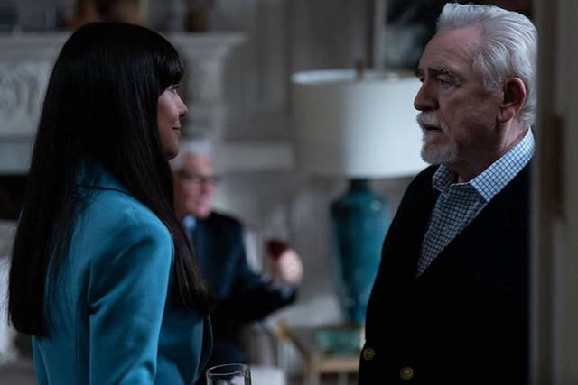 <p>Zoë Winters with Brian Cox in the latest episode of Succession</p>
