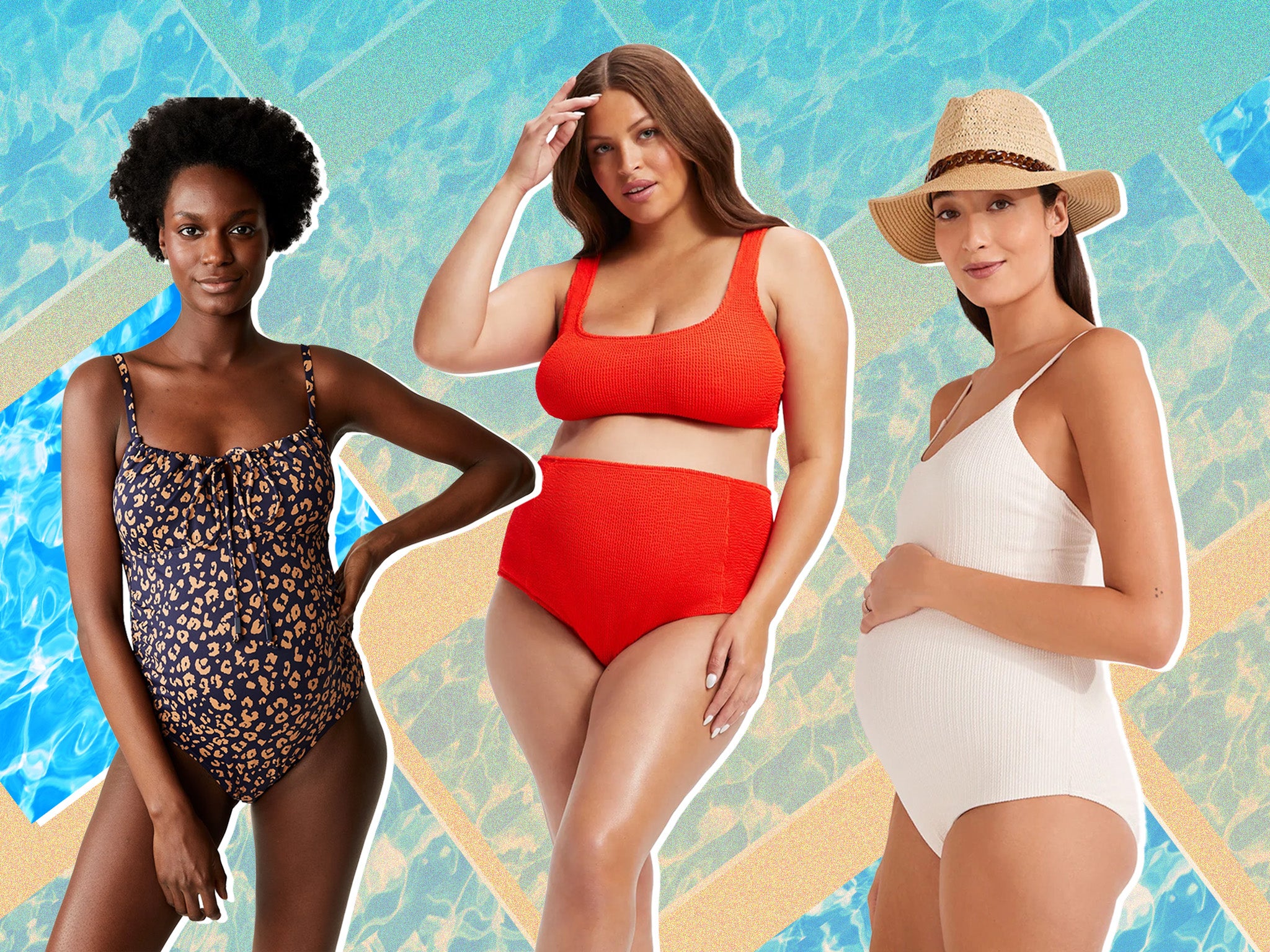 The perfect swimwear needs to offer support as well as room for your bump and body to grow