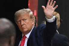 Trump indictment – live: Trump rages against ‘kangaroo court’ as clashes break out ahead of court surrender