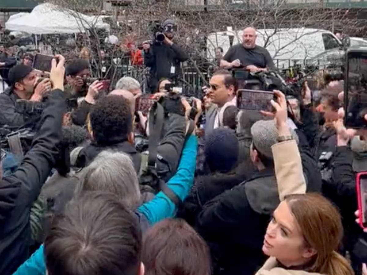 New Yorkers mock Santos as he appears at Trump arraignment rally: ‘George, you should have shown up in drag’